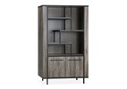 Bar-2-portes-5-niches-Jazz-Sejour-lamulux-claywood-126cm-Maxfurn
