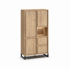 Bar-3-portes-2-tiroirs-1-niche-Naturel-millenium-oak-nature-K545-BAR2-109,3cm-Meubar