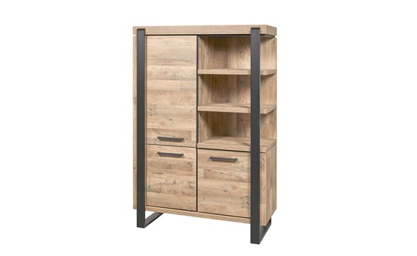 Bar-3-portes-3-niches-Udine-decor-parquet-naturel-noir-mat-K632-BAR1-127cm-Evan