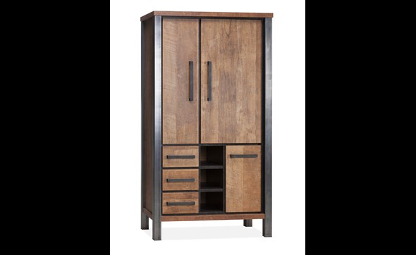 Bar-3-portes-3-tiroirs-Kinga-lamulux-old-teak-100cm-Maxfurn