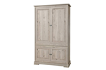 Bar-4-portes-Kent-decor-bois-chene-millenium-gris-clair-K540-BAR6-126cm-Meubar