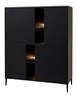 Bar-BAR1-Notte-K719-elegant-black-white-marble-126cm-Evan