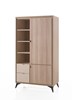 Bar-Emotion-2-portes-2-tiroirs-niches-melamine-decor-chene-cuneo-beige-100cm-Comodi-Living