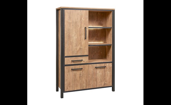 Bar-Lovina-decor-bois-teak-noir-mat-K661-BAR1-BAR6-158cm-TRUC-Meubar