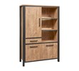 Bar-Lovina-decor-bois-teak-noir-mat-K661-BAR1-BAR6-158cm-TRUC-Meubar