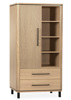 Bar-Medway-1-porte-2-tiroirs-4-niches-lamulux-blond-oak-Maxfurn