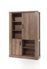 Bar-Newport-Newyork-2portes-2niches-decor-chene-halifax-tabac-133cm-Comodi-Living