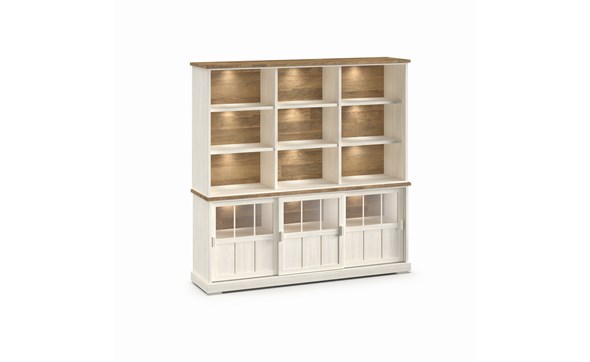 Bar-Patio-DR2GL-3-portes-buffet-WB7-ouvert-K468-larik-old-teak-front-Evan