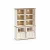 Bar-Patio-DR4GL-2-portes-vitrees-dessus-buffet-WB9-ouvert-K468-larik-old-teak-front-Evan