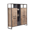 Bar-Samir-decor-bois-parquet-naturel-acier-gris-K631-Meubar
