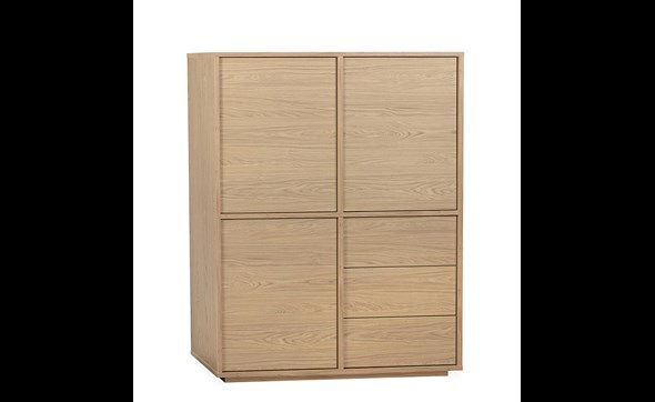 Bar-Tokio-4-portes-120cm-blond-oak-Maxfurn