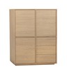 Bar-Tokio-4-portes-120cm-blond-oak-Maxfurn
