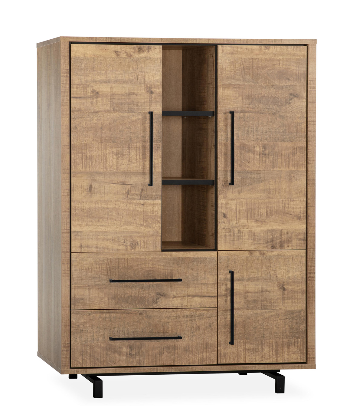 Bar-Westport-3-portes-2-tiroirs-3-niches-lamulux-mango-Maxfurn