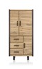 Bar-armoire-3-portes-3-tiroirs-Brooklyn-decor-chene-massif-placage-railway-brown-100cm-37142RWB-fron