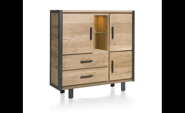 Bar-highboard-3-portes-2-tiroirs-2-niches-led-Brooklyn-decor-chene-massif-placage-railway-brown-140cm-37135RWB-Habufa