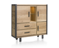 Bar-highboard-3-portes-2-tiroirs-2-niches-led-Brooklyn-decor-chene-massif-placage-railway-brown-140cm-37135RWB-Habufa