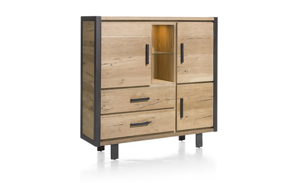 Bar-highboard-3-portes-2-tiroirs-2-niches-led-Brooklyn-decor-chene-massif-placage-railway-brown-140cm-37135RWB-Habufa