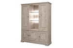 Bar-vaisselier-5-portes-Kent-decor-bois-chene-millenium-gris-clair-K540-WB9-164cm-Meubar