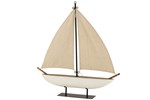 Bateau-a-voile-23214-blanc-marron-H68cm-Jolipa-01