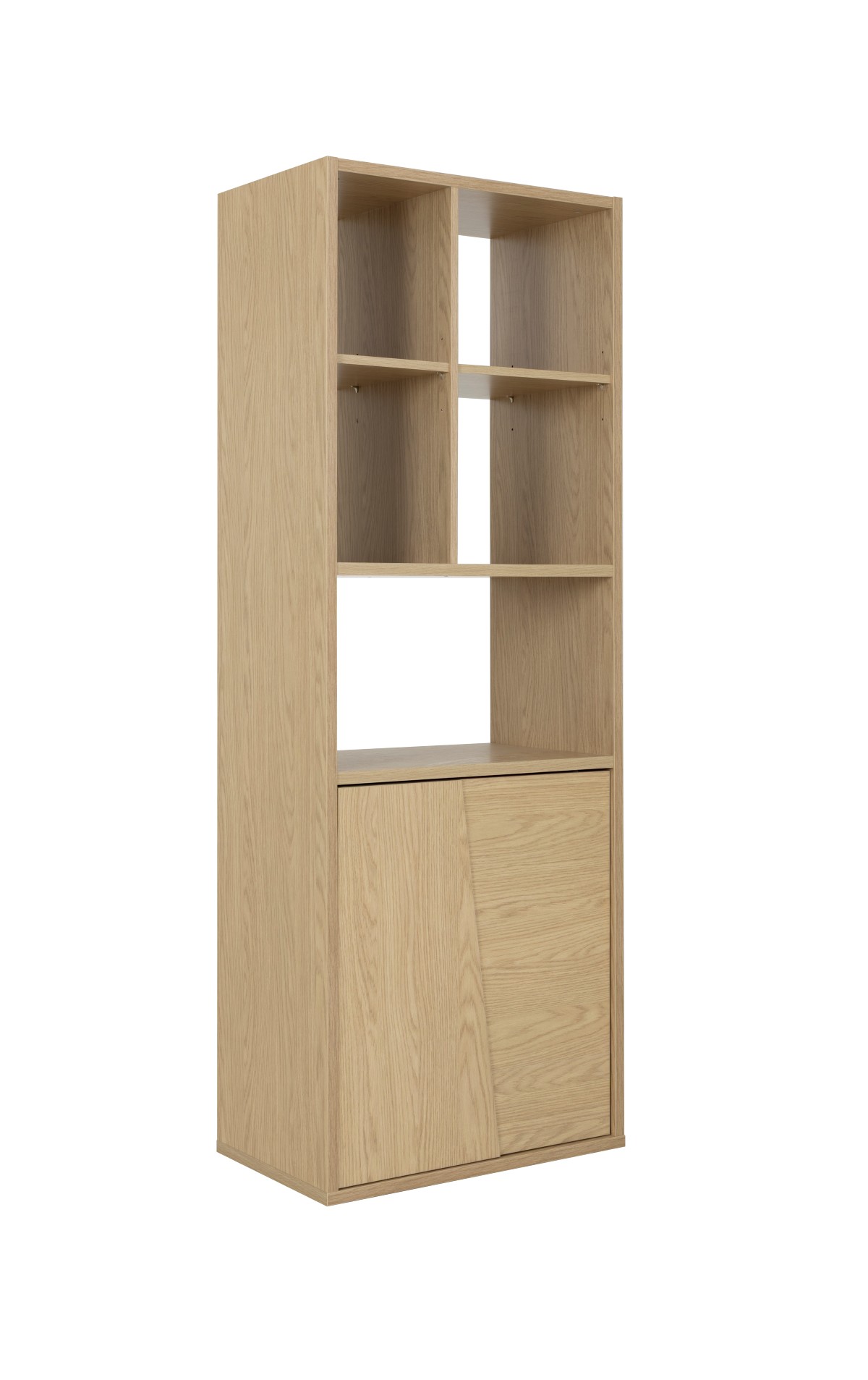 Bibliotheque-1 porte-Solena-1J3P320-Chene Rookwood-01-Gautier