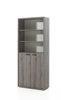 Bibliotheque-2-portes-bureau-Pronto-decor-bois-sherman-gris-90cm-Neyt