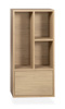 Bibliotheque-Blackburn-3-niches-1-tiroir-chene-blond-Maxfurn
