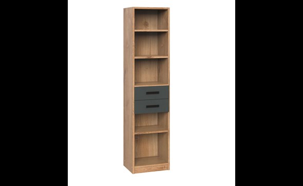 Bibliotheque-Liverpool-decor-bois-chene-poutre-47cm-487-Wimex