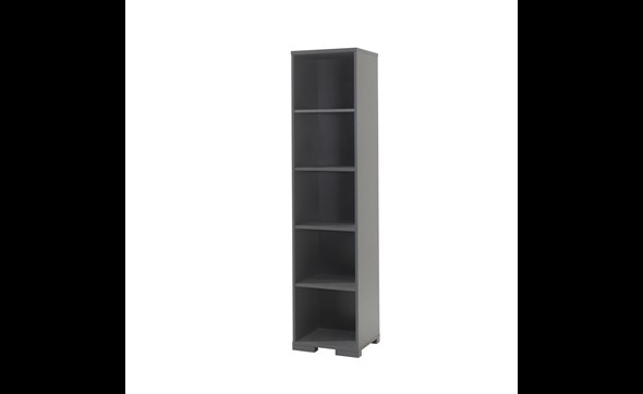 Bibliotheque-London-melamine-anthracite-46cm-Vipack