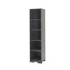 Bibliotheque-London-melamine-anthracite-46cm-Vipack