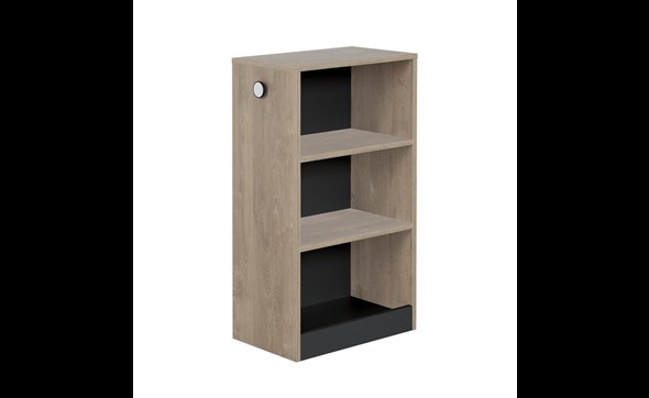 Bibliotheque-Marcel-decor-chene-blond-noir-Gautier