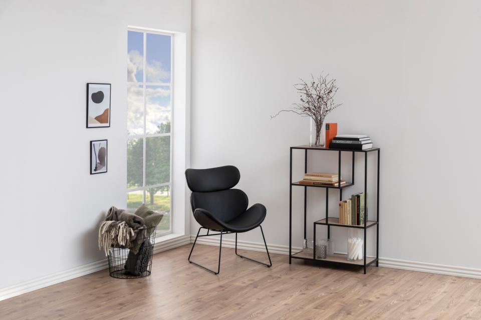 Bibliotheque-Seaford-89164-wild-oak-base-metal-powder-coated-ambi-Actona