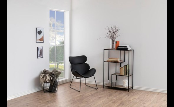 Bibliotheque-Seaford-89164-wild-oak-base-metal-powder-coated-ambi-Actona