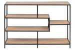 Bibliotheque-Seaford-91153-wild-oak-base-metal-powder-coated-front-Actona