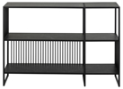 Bibliotheque-Strington-104669-melamine-matt-black-izmir-rought-front-Actona