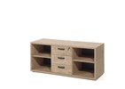 Bibliotheque-a-tiroir-bureau-Capo-golden-oak-I-144cm-Neyt