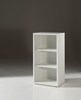 Bibliotheque-basse-Pronto-decor-bois-blanc-60cm-Neyt