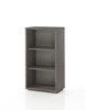 Bibliotheque-basse-Pronto-decor-bois-sherman-gris-60cm-Neyt
