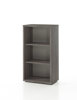 Bibliotheque-basse-Pronto-decor-bois-sherman-gris-60cm-Neyt