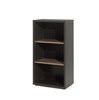 Bibliotheque-basse-Pronto-decor-bois-vintage-noir-60cm-Neyt