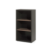 Bibliotheque-basse-Pronto-decor-bois-vintage-noir-60cm-Neyt