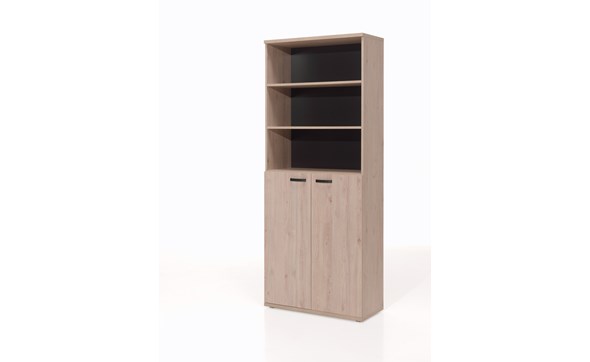 Bibliotheque-bureau-Rio-decor-bois-lente-eik-C-90cm-Neyt