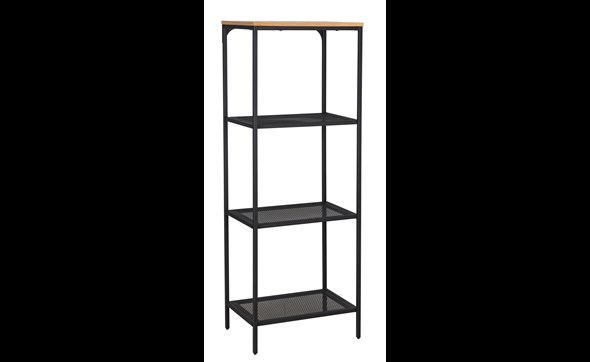 Bibliotheque-etagere-Heleen-bois-metal-frosted-black-leg-side-Comodi-Living