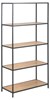 Bibliotheque-etagere-Seaford-75968-acier brut noir-01-Actona