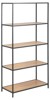 Bibliotheque-etagere-Seaford-75968-acier brut noir-01-Actona