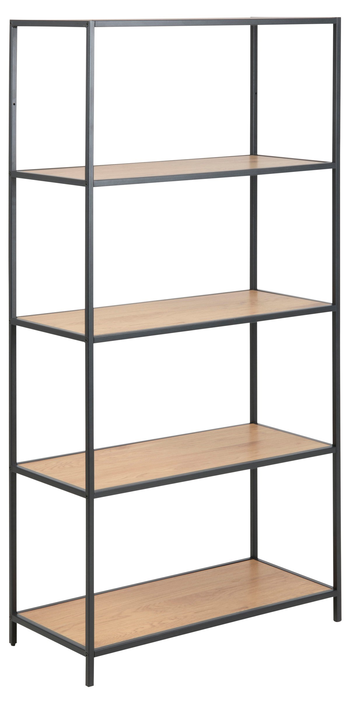 Bibliotheque-etagere-Seaford-75968-acier brut noir-01-Actona