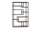 Bibliotheque-etagere-Verdi-lamulux-old-teak-120cm-Maxfurn
