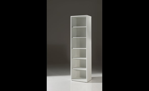 Bibliotheque-haute-Pronto-decor-bois-blanc-60cm-Neyt