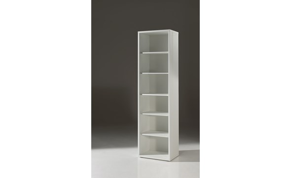 Bibliotheque-haute-Pronto-decor-bois-blanc-60cm-Neyt