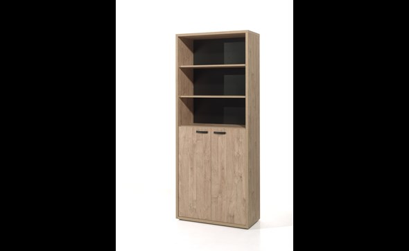 Bibliotheque-haute-bureau-Capo-golden-oak-C-90cm-Neyt