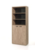 Bibliotheque-haute-bureau-Capo-golden-oak-C-90cm-Neyt